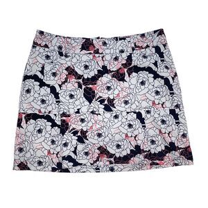 Sport Haley Skort‎ Skirt Size 8 Blue Pink Floral Mini Golf Tennis Athleisure